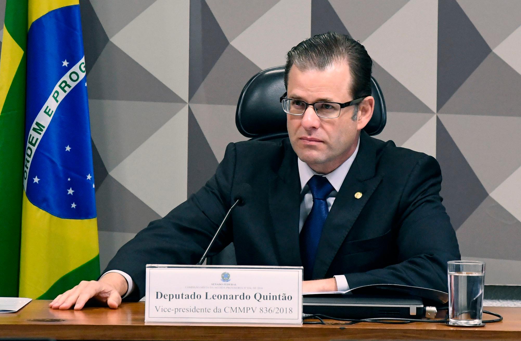 Leonardo Quintão: projeto de lei redigido com ajuda de advogado de mineradoras. Foto: Vinicius Loures/Câmara dos Deputados