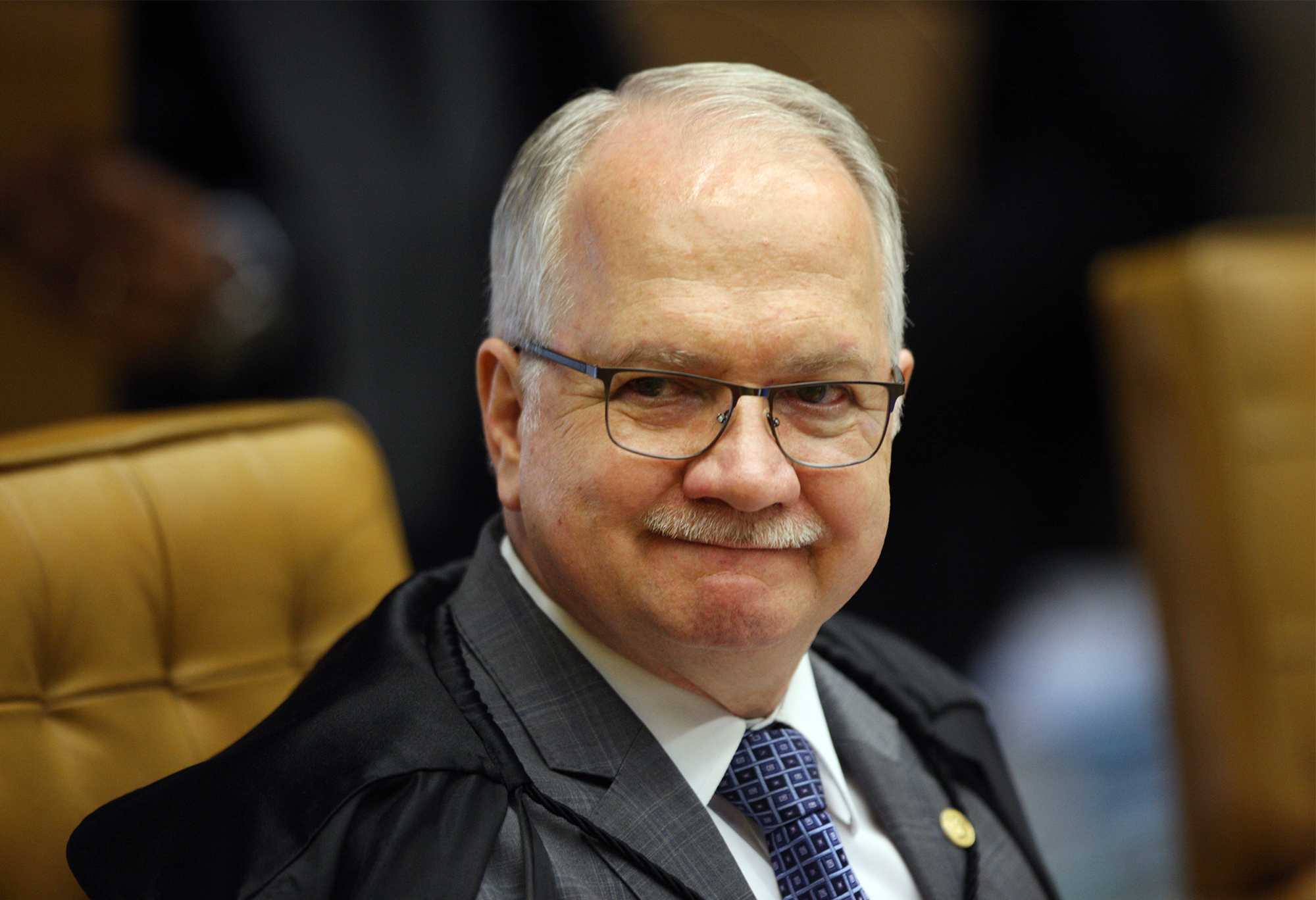 O ministro Edson Fachin: toca o habeas corpus pro pai. Foto: Nelson Jr./SCO/STF