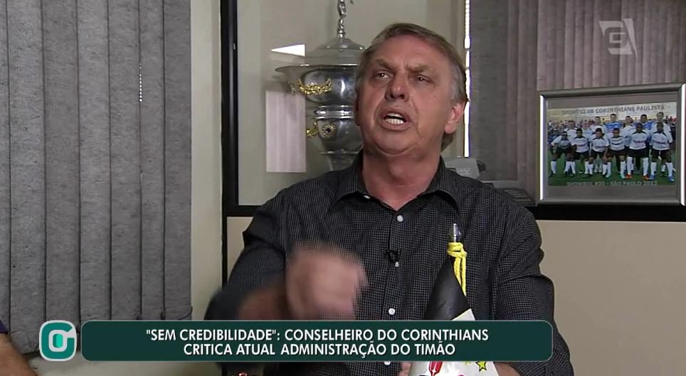 Osmar Stabile: empresário que assumiu autoria do vídeo é conselheiro do Corinthians. Foto: Reprodução/Gazeta Esportiva